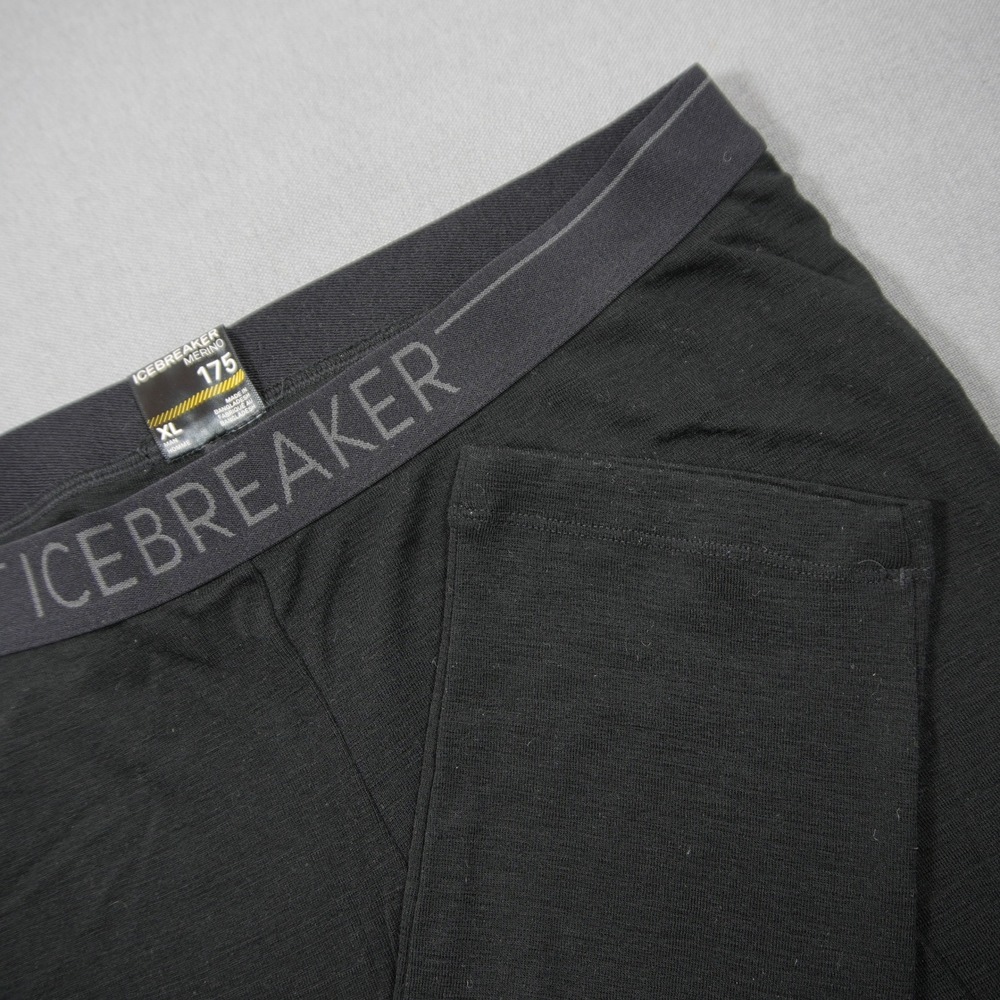 Icebreaker Merino 175 Wool Everyday Men Leggings XL Layer Camping 28x25 Hiking